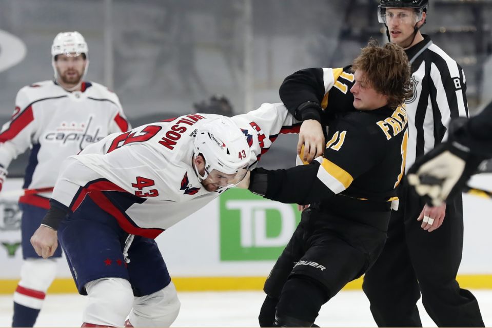 Het explosieve vermogen van Boston Bruins versloeg met succes Washington Capitals om de situatie terug te winnen